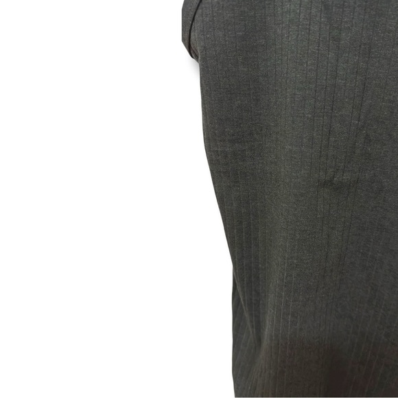 309 AERIE | NWT Charcoal Gray Ribbed Scoop Neck Tank Top (Size S) - Picture 5 of 12